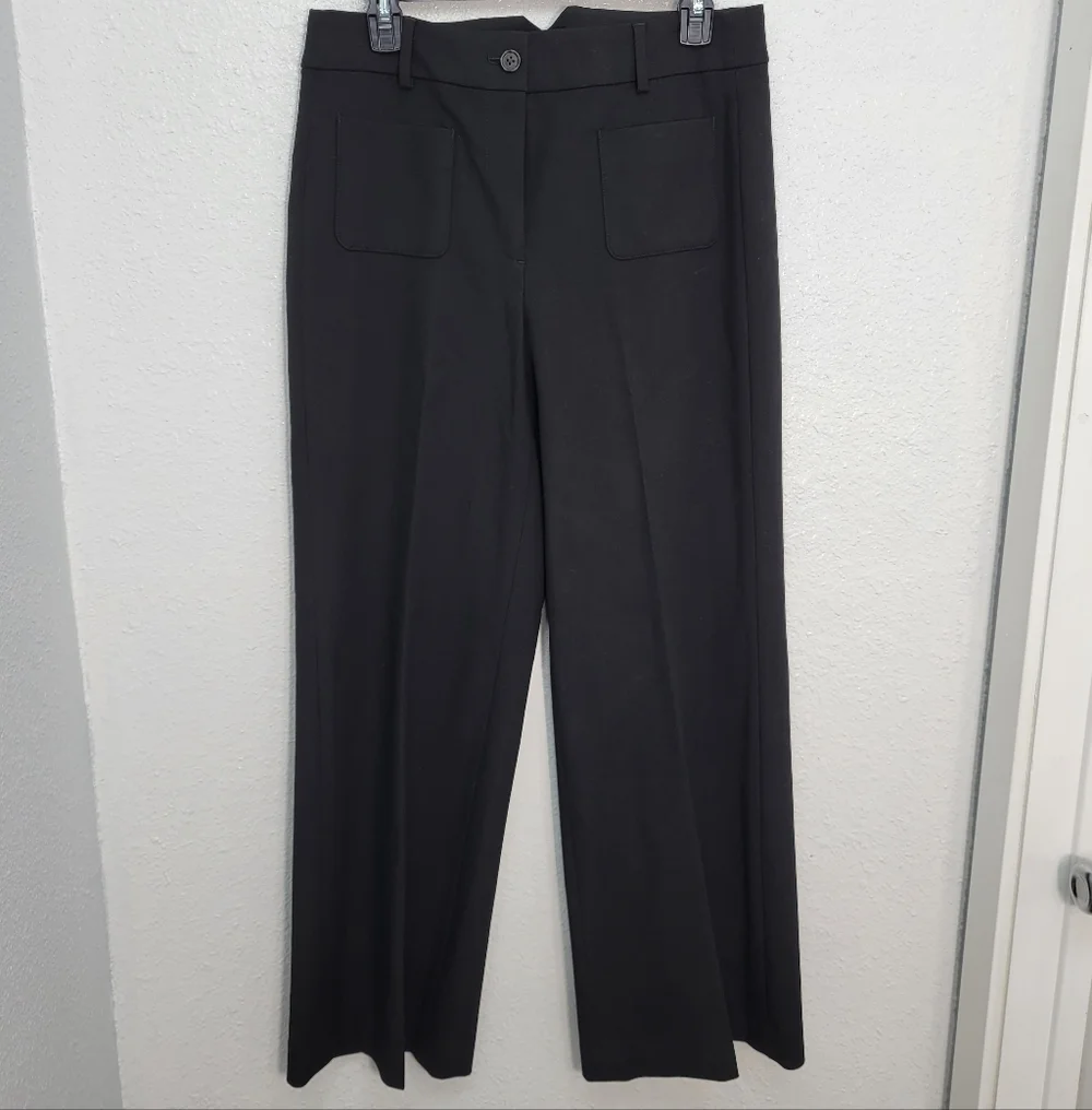 J Crew Petite Carolina pant in four-season stretch CP152 Size 4 Petite Black
